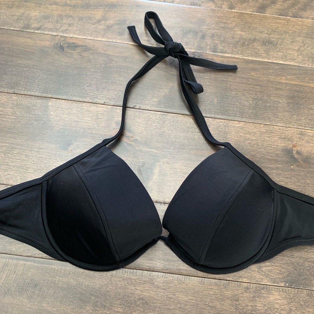 Women’s Victoria’s Secret Black Bikini Top 34 D